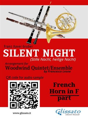 cover image of French Horn in F part of "Silent Night" for Woodwind Quintet/Ensemble